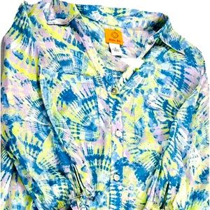 Ruby Rd top S Ladies Atlanmu
Rayon Polyester Multi color print, NWT